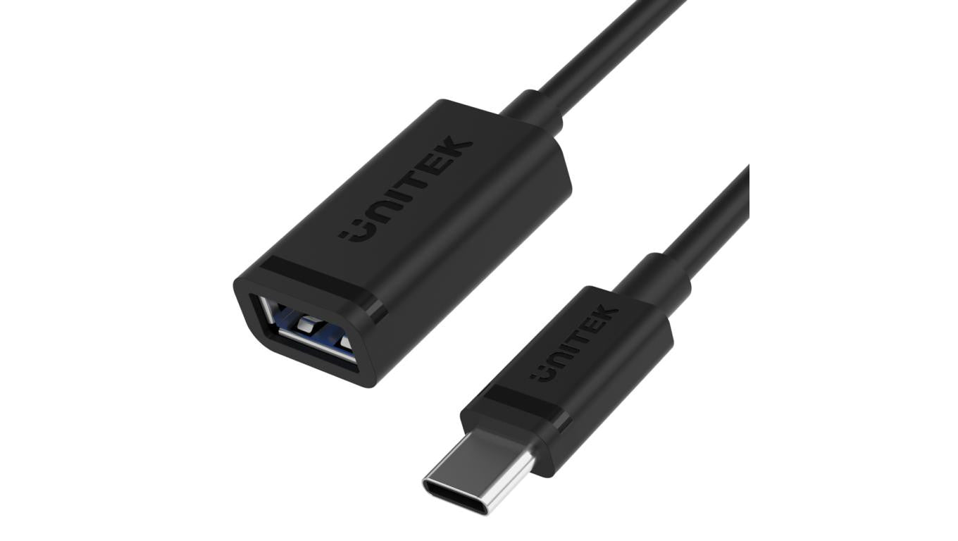 Unitek adapter USB Typ-C do USB AF 0,15m
