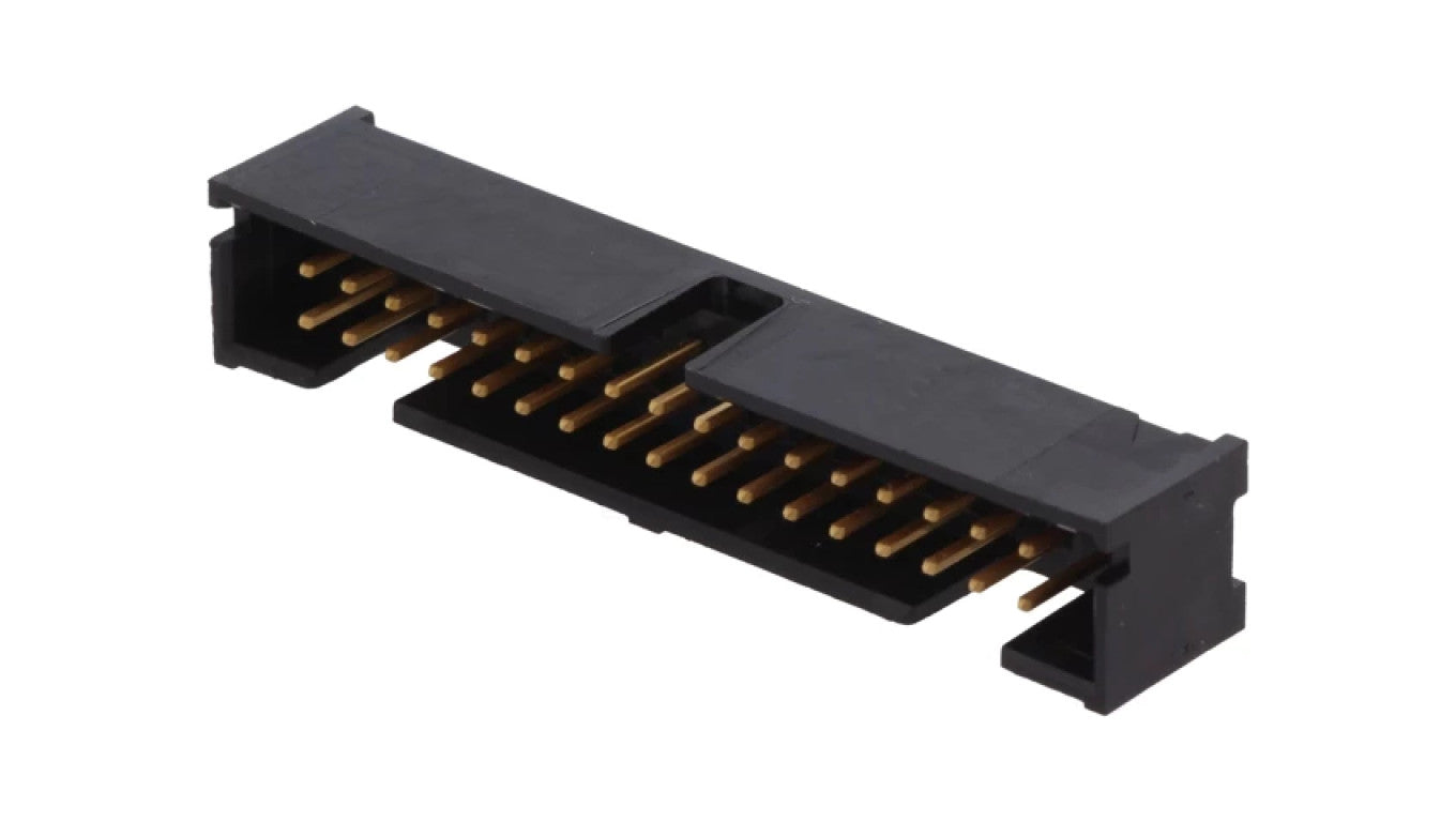 Gniazdo IDC męskie 34-PIN proste THT złocony 2,54mm czarny 5103308-7