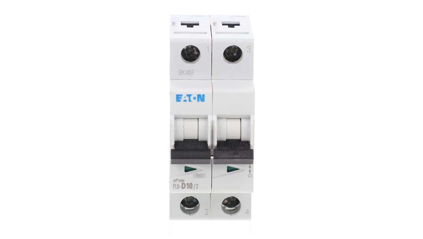Wyłącznik nadprądowy 2P D 10A 6kA AC PL6-D10/2 286577