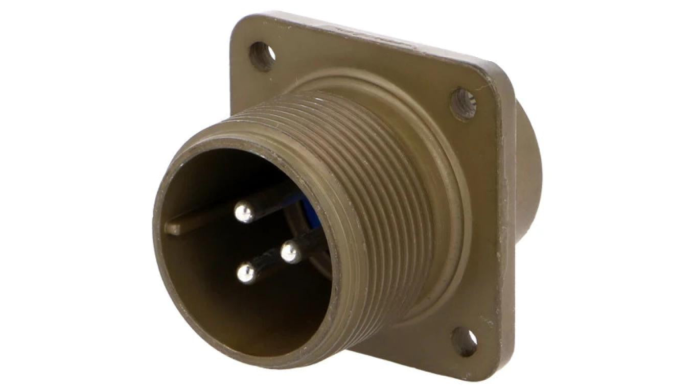 Złącze okrągłe rozmiar 16 97 stop aluminium 97-3102A-16-10P