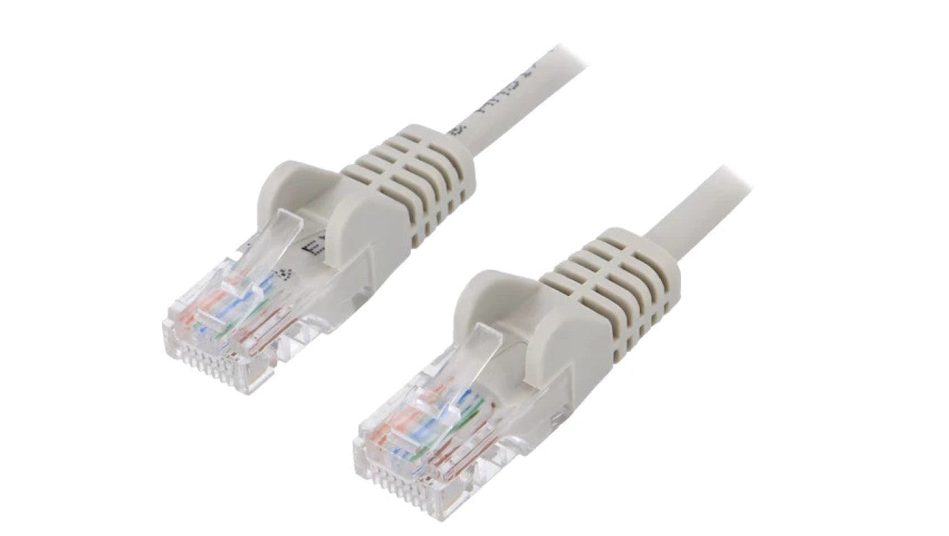 Patch cord U/UTP 6 linka CCA PVC szary 20m 24AWG 68404