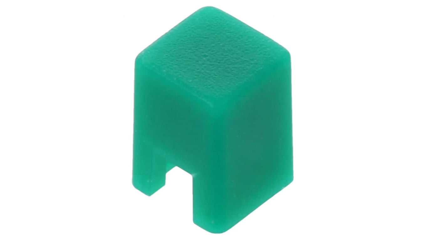 Klawisz wciskany brak 5,5mm -25÷70C kwadratowy zielony B321050 B32-1050
