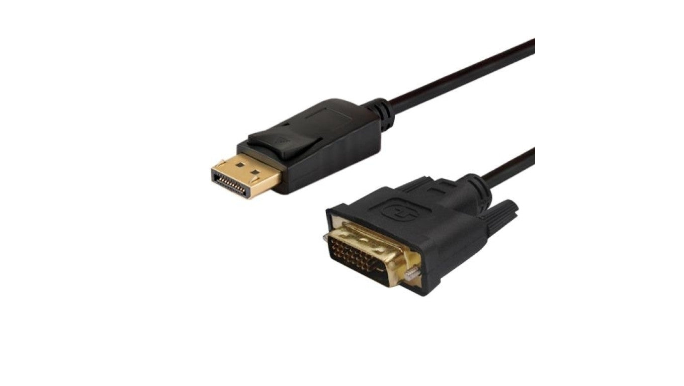 Kabel SAVIO CL-106 (DisplayPort M - DVI-D M 1,8m kolor czarny)