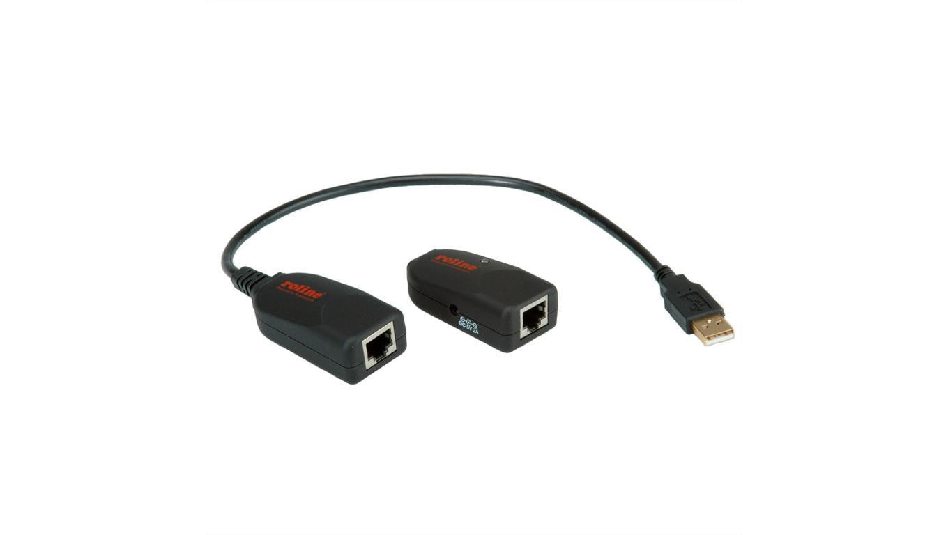 Przedłużacz ROLINE USB 2.0 przez RJ45, maks. 50m