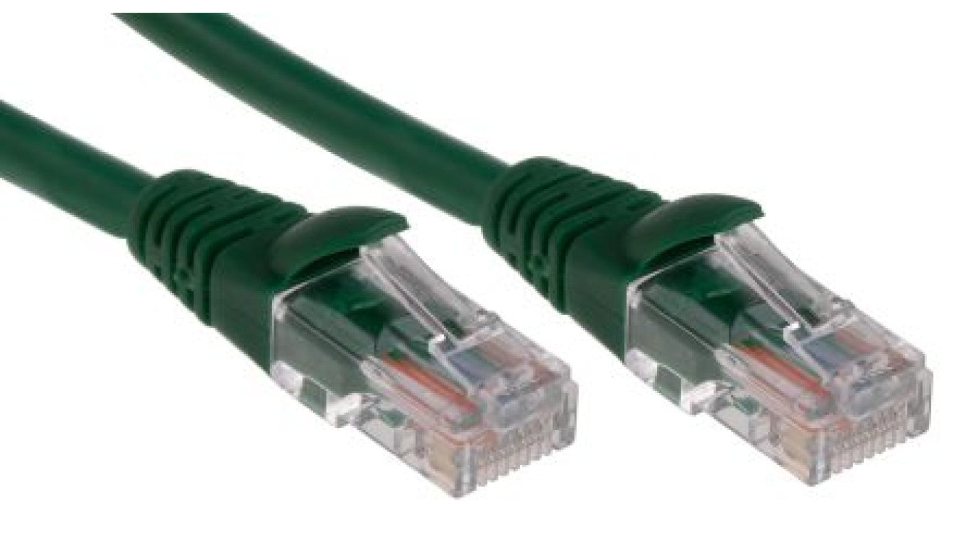 Kabel kat. 5e U/UTP Zielony 1m