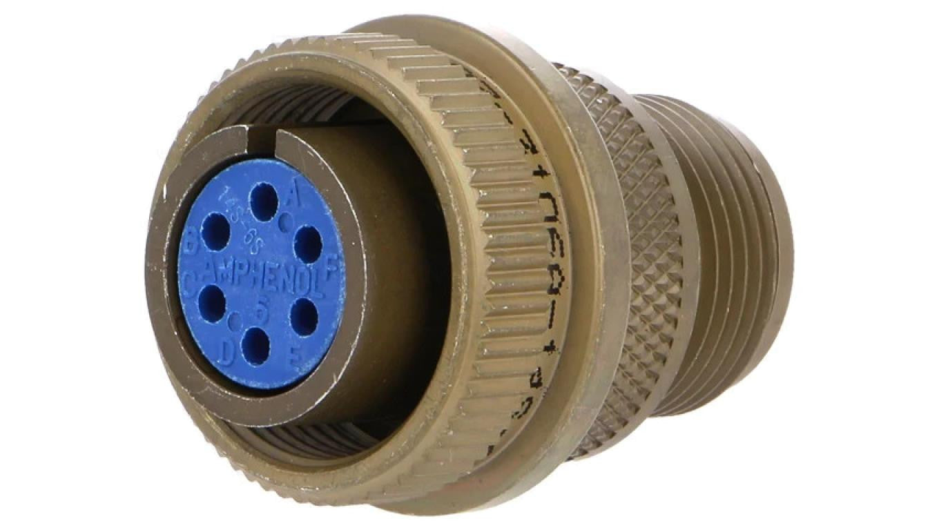 Złącze okrągłe rozmiar 14S 97 stop aluminium 97-3106A-14S-6S