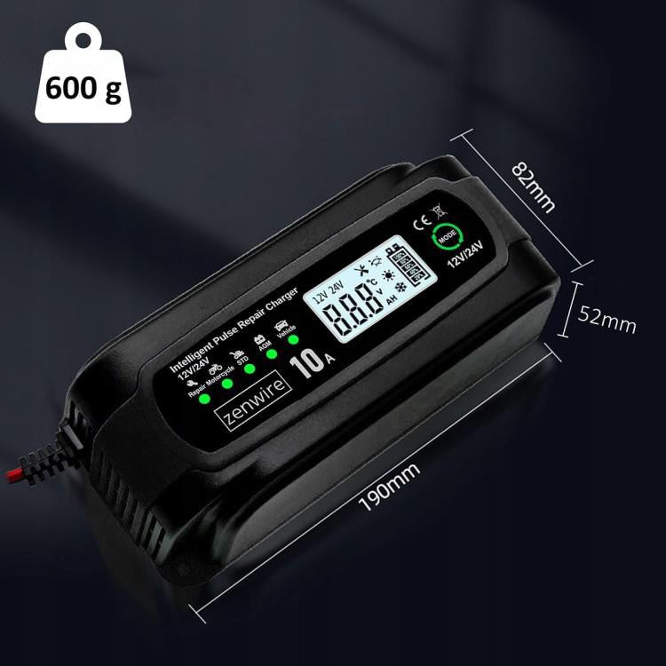 Prostownik Ładowarka Akumulatorów Samochodowy z Funkcją Naprawy 12V 24V 10A Zenwire JMD-10