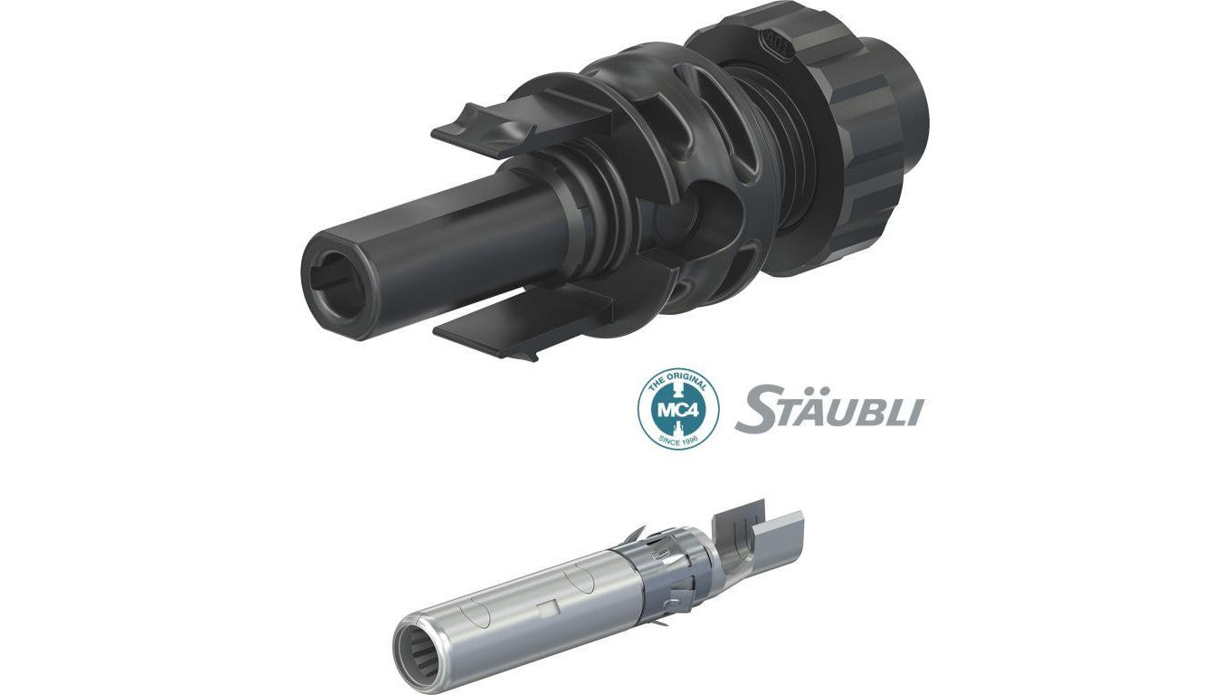 Gniazdo MC4 EVO2 złącze panelowe, przewód 4/6 mm2 Staubli (Multi Contact) - opak. 10 szt