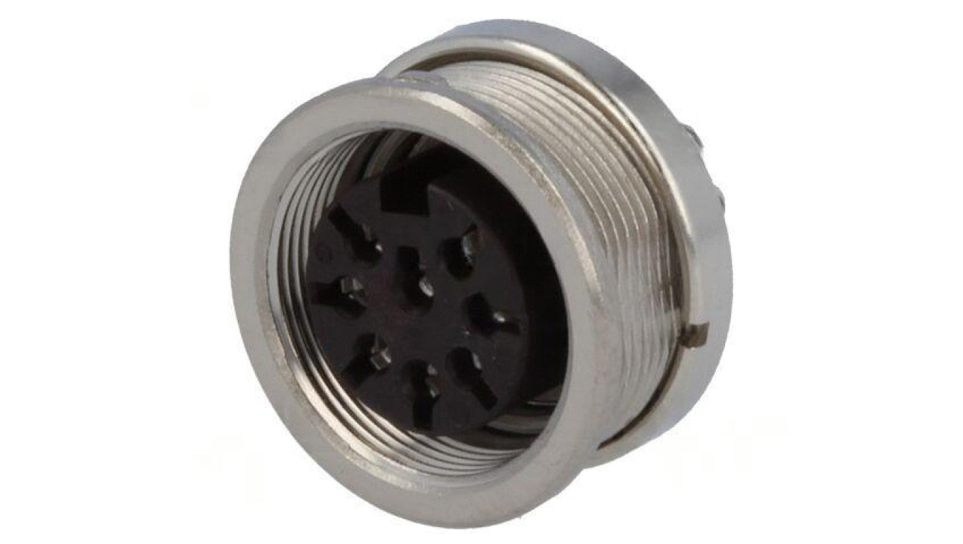 Złącze M16 gniazdo żeńskie -PIN 8 5A 100V C091A T3507000U
