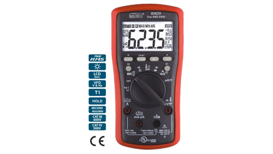 Multimetr TRMS (AC+DC) VFD EF 50kHz BM235 Brymen