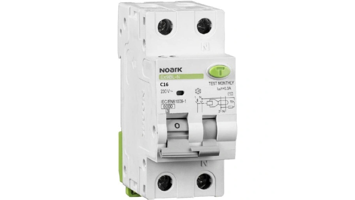 Wyłącznik kombinowany 1P+N C 16A 30mA AC 6kA Ex9BL-N