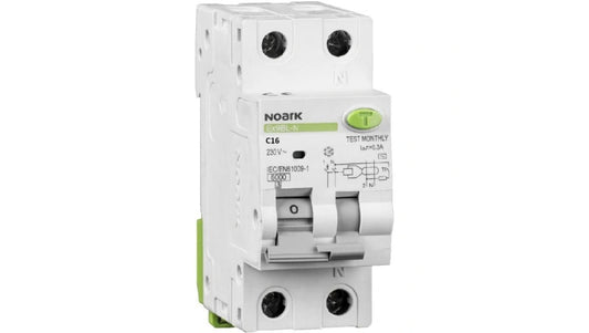 Wyłącznik kombinowany 1P+N C 16A 30mA AC 6kA Ex9BL-N