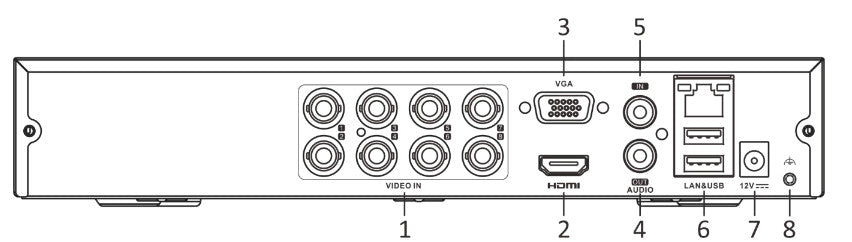 Rejestrator 5w1 Hilook 8 kanałowy 5MP DVR-8CH-5MP z dyskiem 2TB