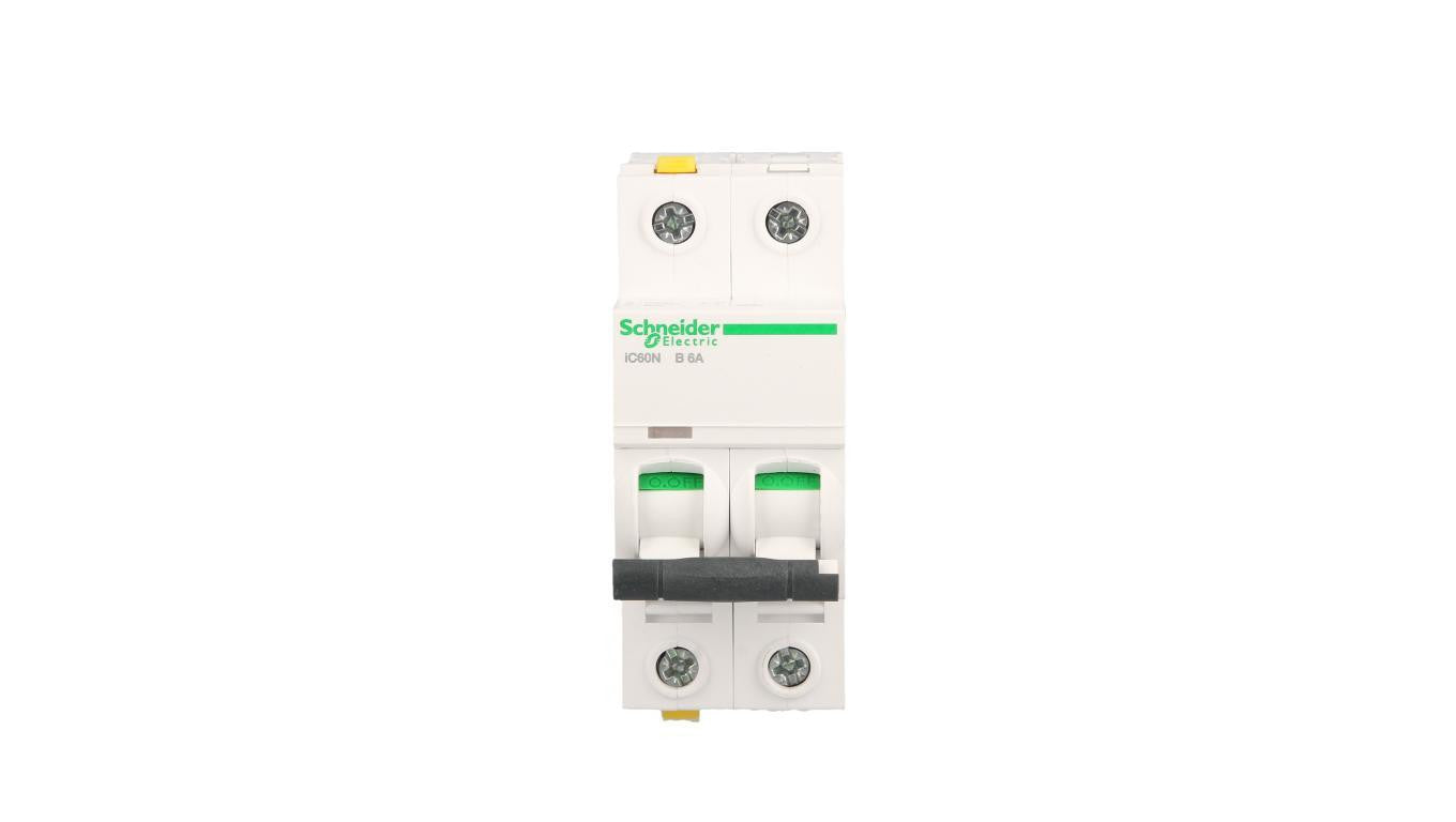 Wyłącznik nadprądowy 2P B 6A 6kA AC iC60N-B6-2 Acti9 A9F03206