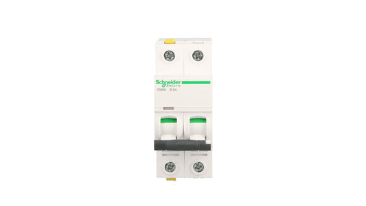 Wyłącznik nadprądowy 2P B 6A 6kA AC iC60N-B6-2 Acti9 A9F03206