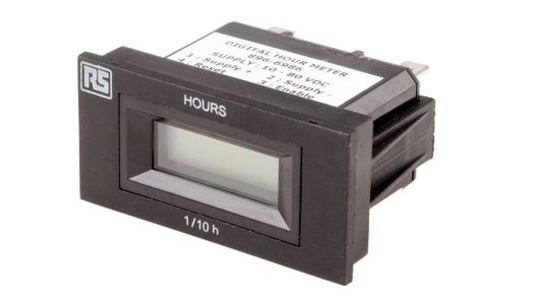 Licznik godzin LCD 6-cyfrowy 10 → 80 V DC RS PRO