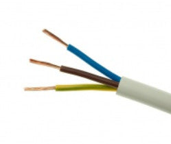 Przewód elektryczny giętki linka H05VV-F OWY 3x2,5mm2 300/500V ELEKTROKABEL 1m