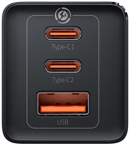 Ładowarka sieciowa Baseus GaN 5 Pro CCGP120201 65W USB-A 2x USB-C PD 3.0 QC 4.0
