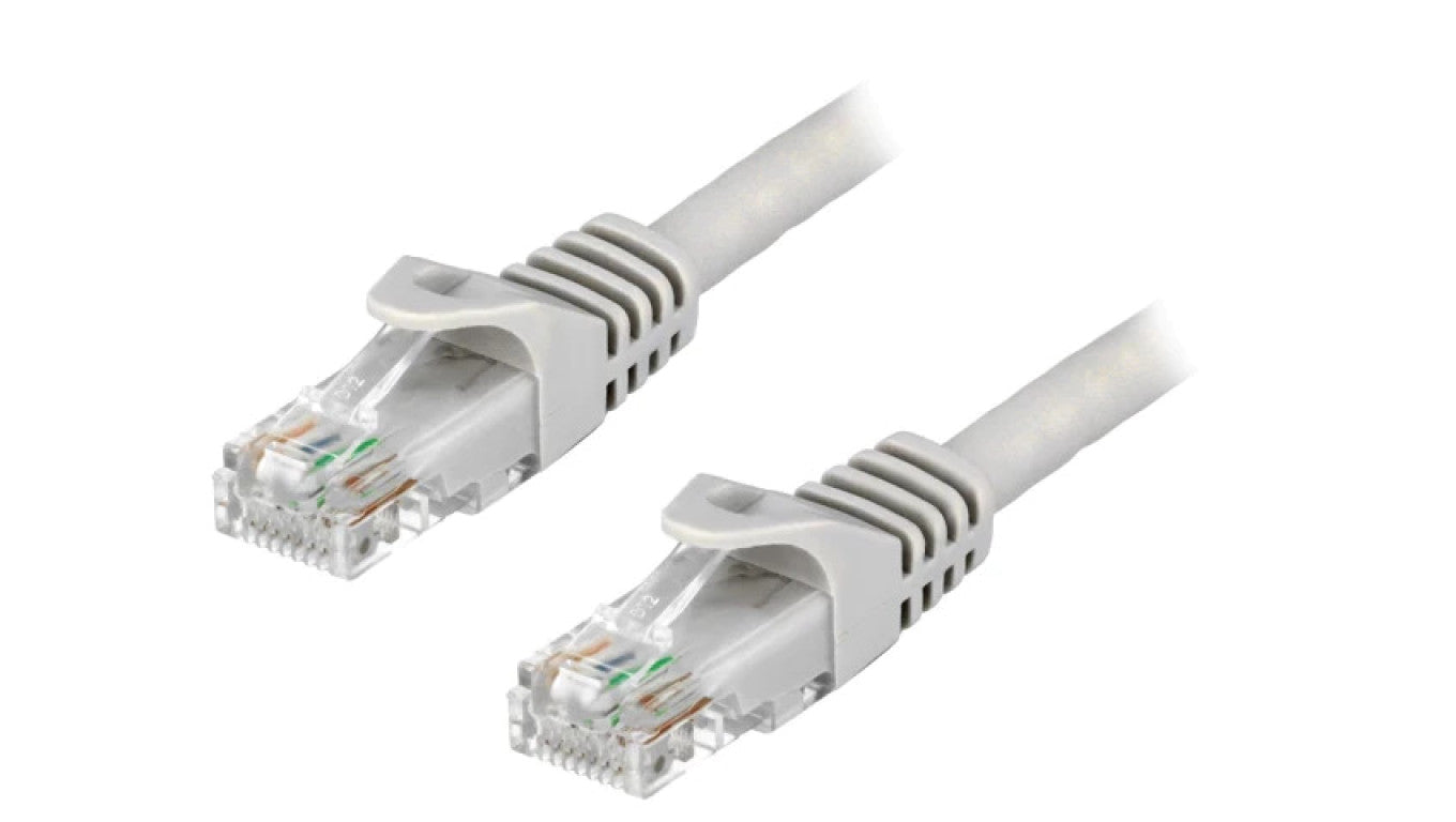 Patch cord U/UTP 6 linka CCA PVC szary 20m CP2112U