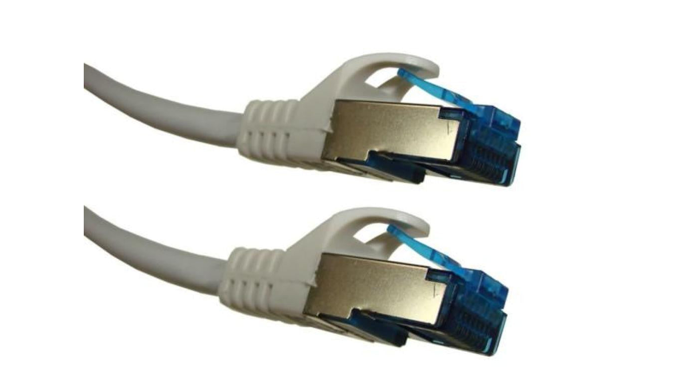 Kabel patchcord SFTP6A linka Cu 1,5m szary