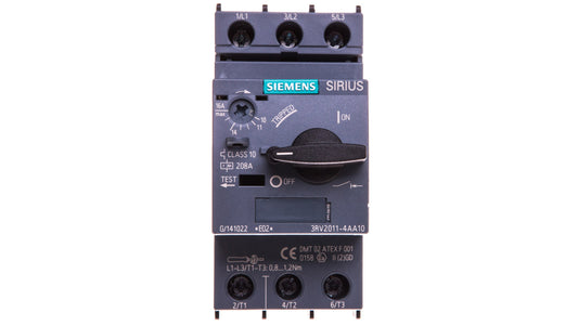 Wyłącznik silnikowy 3P 7,5kW 11-16A S00 3RV2011-4AA10