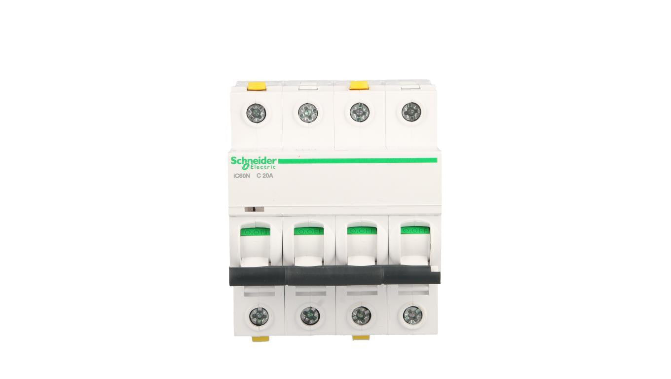 Wyłącznik nadprądowy 4P C 20A 6kA AC iC60N-C20-4 Acti9 A9F04420