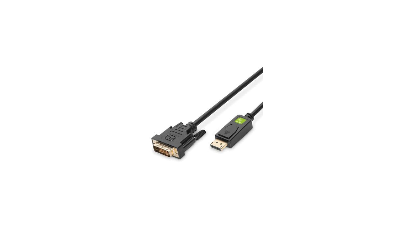 Kabel displayport do DVI, DP/DVI, czarny, ICOC DSP-C-020 /2m/