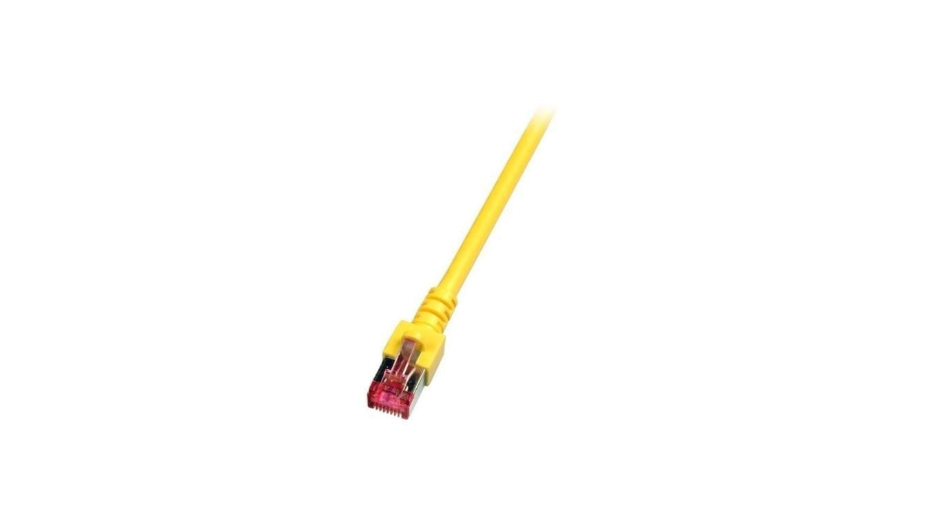 Patchcord SFTP 5m Cat.6 LSZH żółty