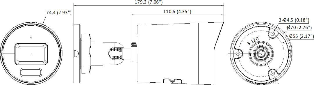 Kamera IP Hikvision DS-2CD2086G2H-IU 2.8mm EF PL