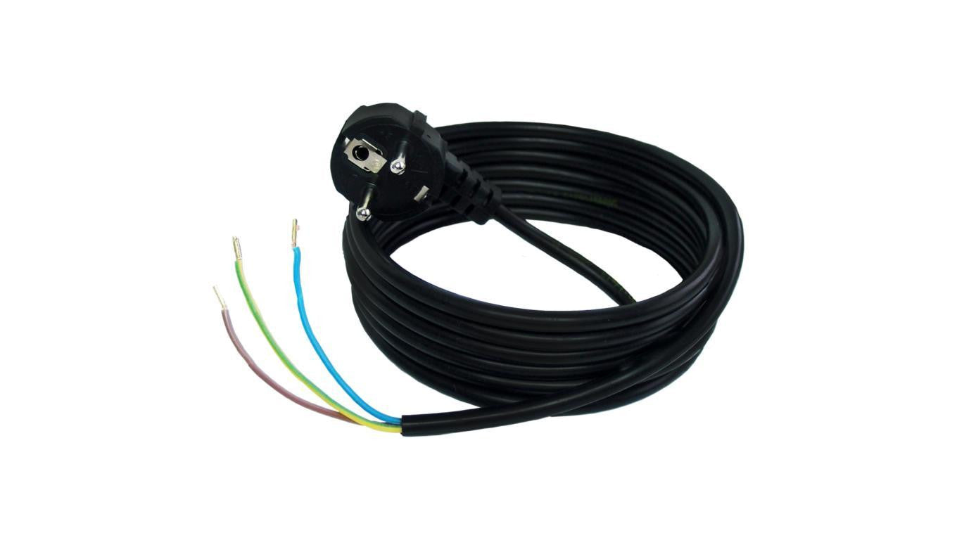 Przewód Przyłączeniowy 1,5m OMY 3x1,0 mm z Wtyczką TYP E LUMILED