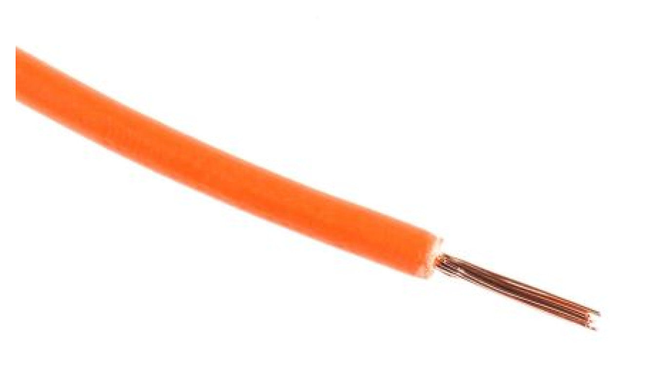 Kabel trzynormowy, dł. 100m 0,75 mm², 14 A, 1 kV DC, 600 V AC, Maks. +105C Pomarańczowy Zgodność z trzema normami, RS