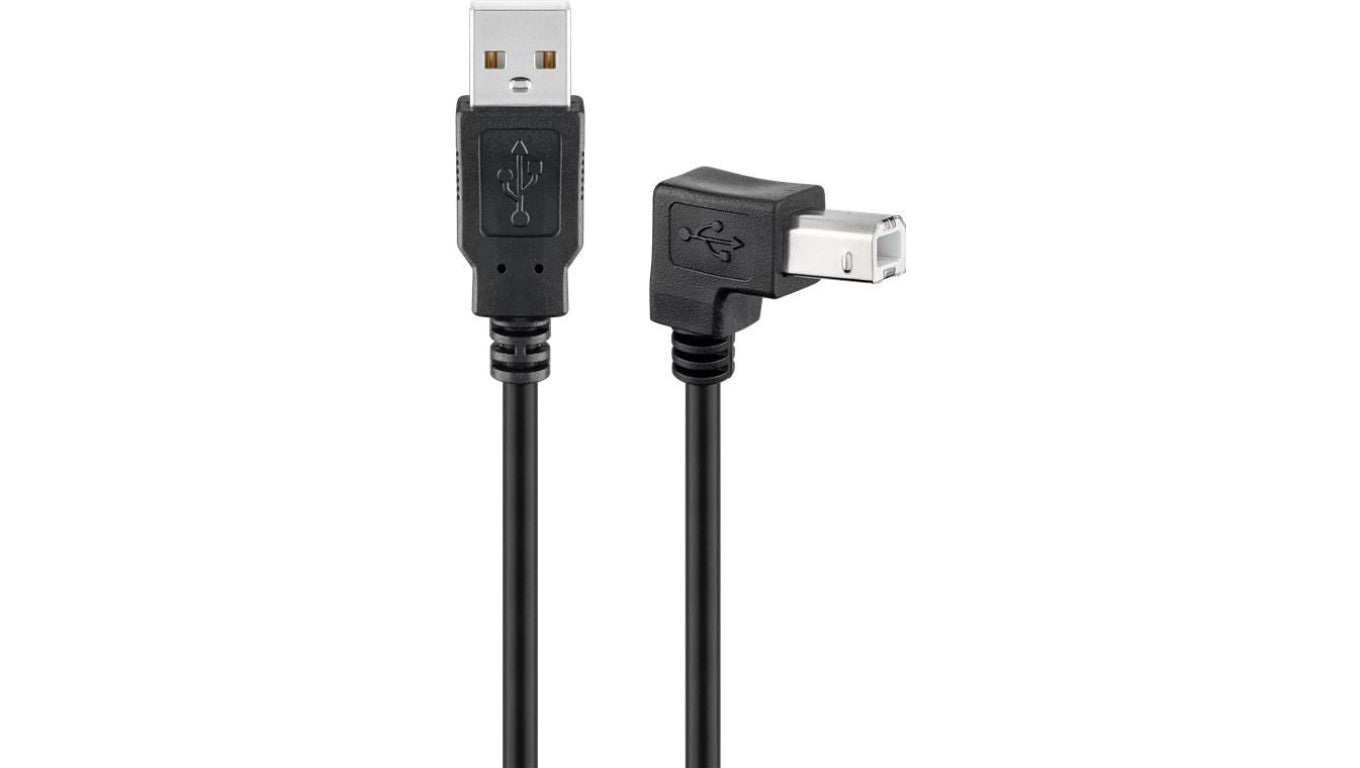 Kabel USB 2.0 Hi-Speed, czarny - Długość kabla 2 m