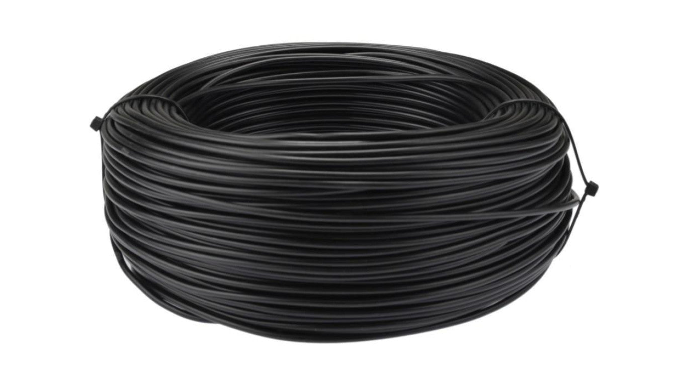 Kabel instalacyjny LgY / H07V-K 10mm2 jednożyłowy czarny 450/750V giętki linka Helukabel /100m/