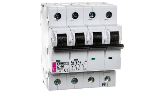 Wyłącznik nadprądowy 3P+N C 40A 10kA AC ETIMAT10 002136720