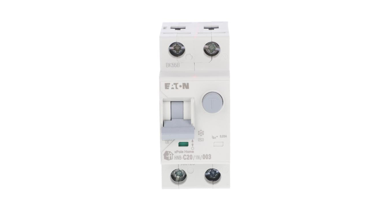 Wyłącznik różnicowo-nadprądowy 2P 20A 0,03A typ AC xPole Home HNB-C20/1N/003 195128