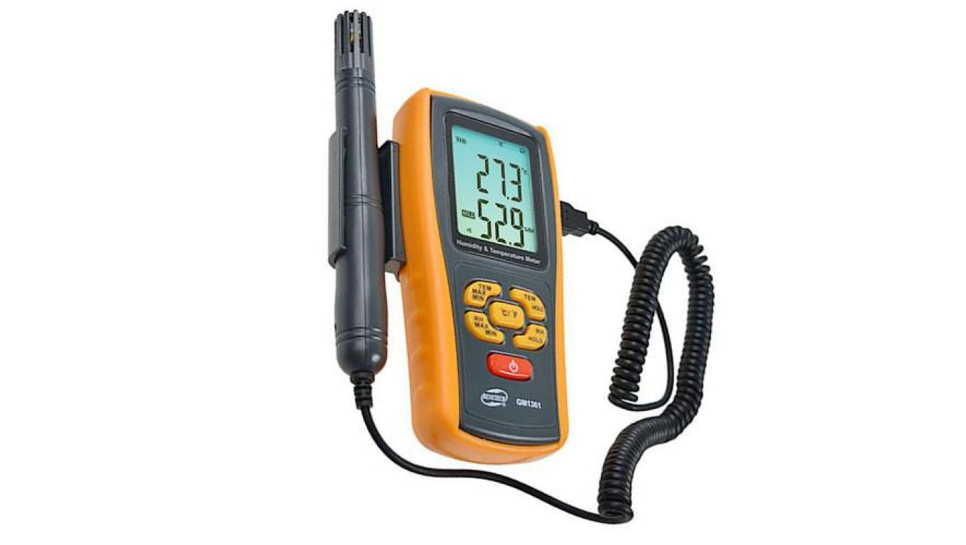 Termo-higrometr Benetech GM1361+ Bluetooth Miernik wilgotności i temp.