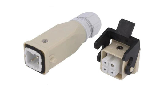 Złącze HDC męski + żeński C146 4-PIN 3+PE rozmiar A3 M20 C146 10E003 922 4