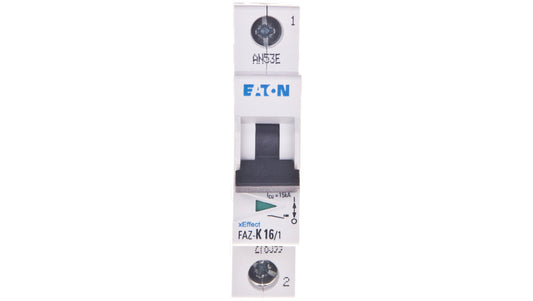 Wyłącznik nadprądowy 1P K 16A 15kA AC FAZ K16/1 278599