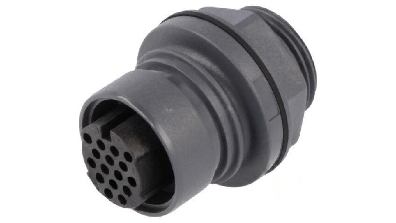 Złącze okrągłe gniazdo żeńskie PIN: 16 3A 60V bez styków PXP6012/16S/CR