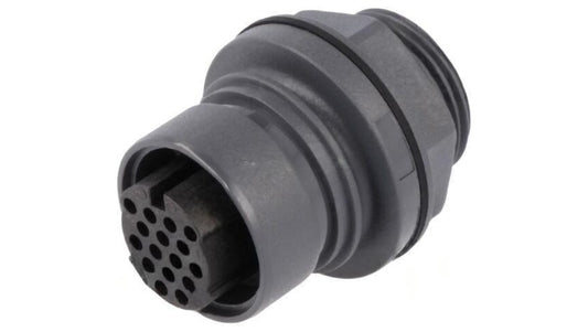 Złącze okrągłe gniazdo żeńskie PIN: 16 3A 60V bez styków PXP6012/16S/CR
