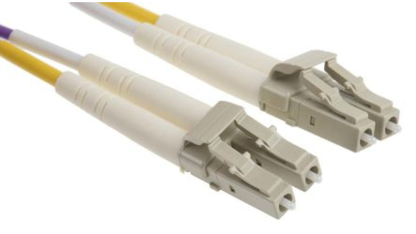 Kabel światłowodowy, średnica: 50/125μm, OM3 Wielomodowy, Fioletowy, LC / LC