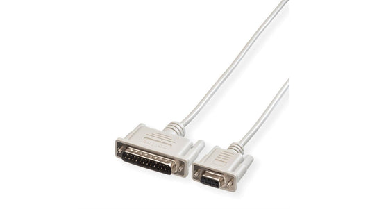 ROLINE Kabel do drukarki 9pin. Żeńskie - 25pin. Męski, 1,8 m
