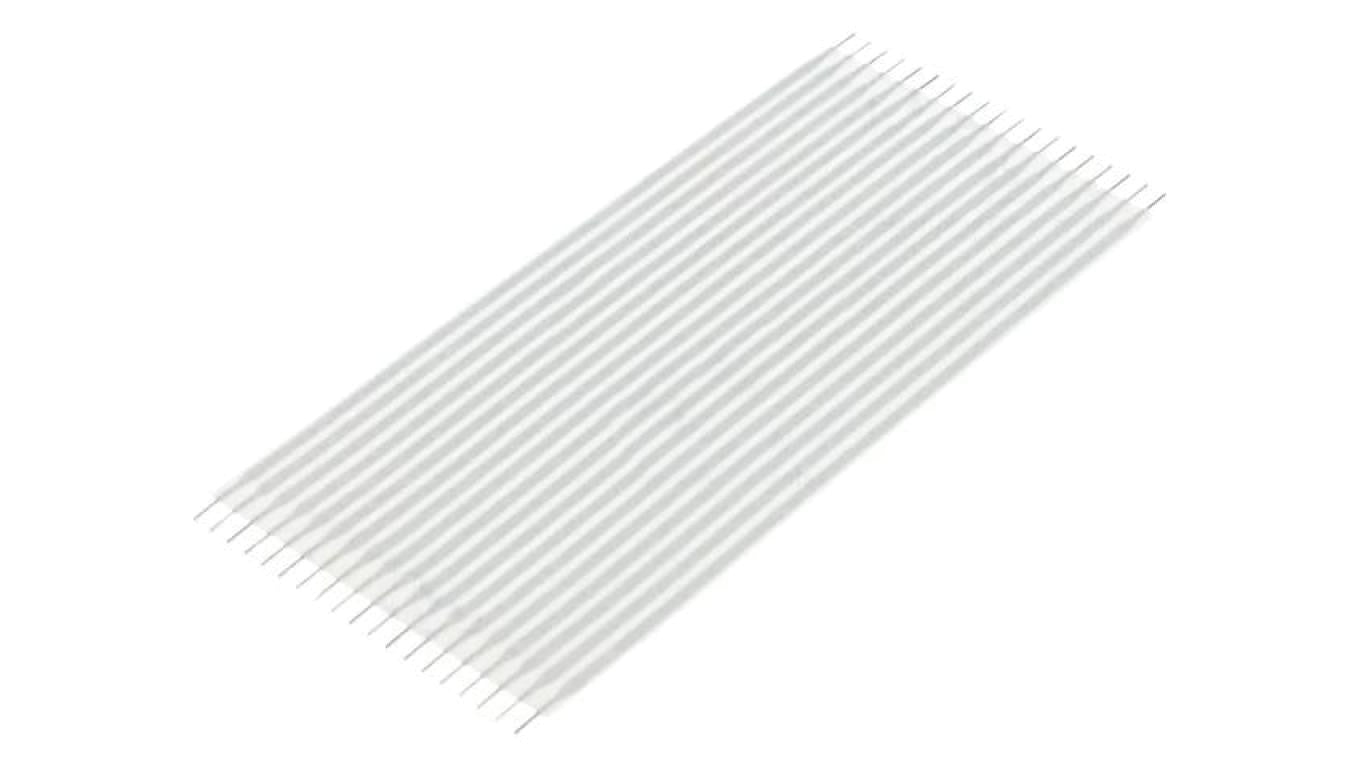 Złącze zwora elastyczna R.taśmy 2,54mm L 101,6mm proste 6-1437145-3