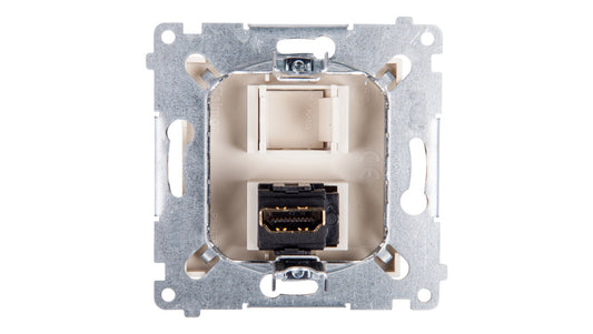 Simon 54 Gniazdo HDMI kremowe DGHDMI.01/41