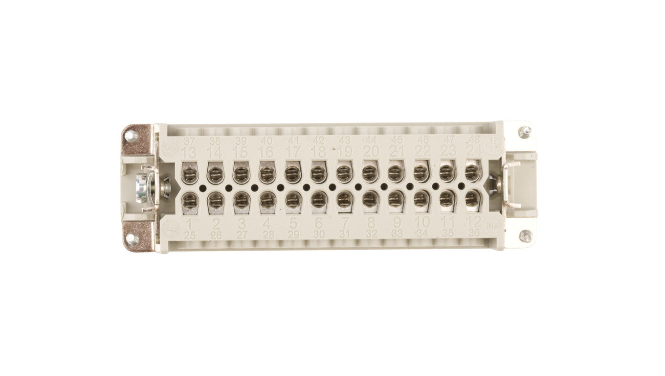 Wkład złącza 24P+PE żeński 16A 500V EPIC H-BE 24 BS 10197000