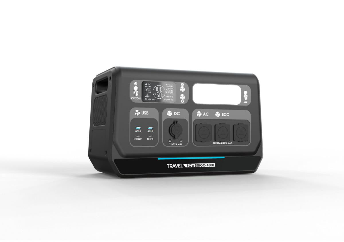Przenośna stacja zasilania Volt Polska TRAVEL POWERBOX 4800 (2400W) 2048Wh