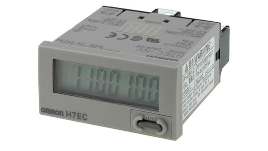 Licznik elektroniczny z wyświetlaczem LCD, wejściem napięciowym, NPN, PNP, montowany na panel H7EC-NV