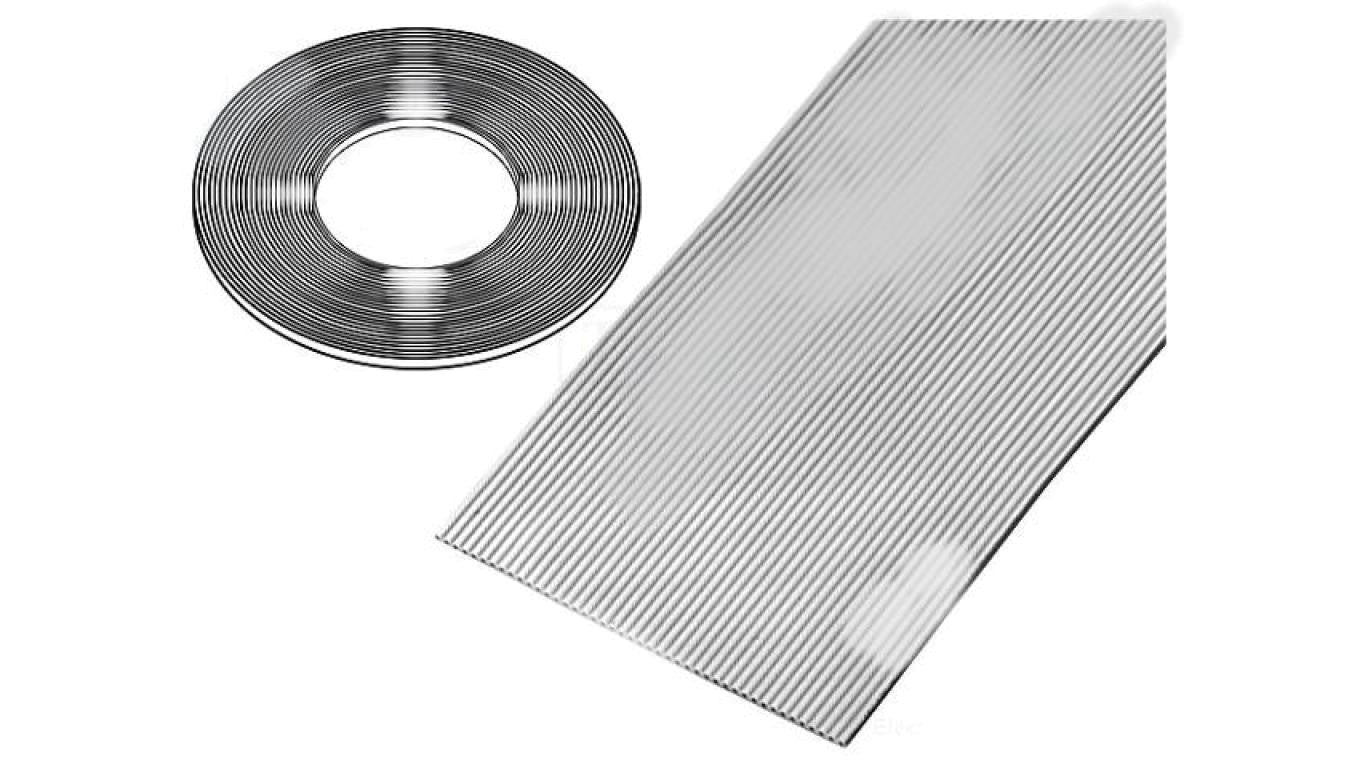 Przewód: wstążkowy 1mm linka Cu nieekranowany PVC szary 30,5m 3625/24 (100FT)