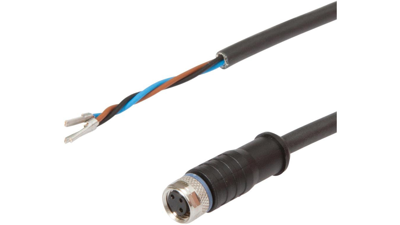 Kabel połączeniowy, 10 m, gniazdo M8 3-stykowe proste, wolny koniec kabla, 3-żyłowy, PUR (poliuretan) VKA05075