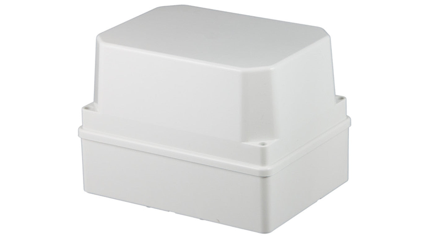 Puszka n/t hermetyczna 190x140x140 bez dławików wysoka IP65 szara S-BOX 416H
